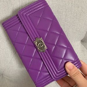 CHANEL Bags - Chanel Le Boy wallet CHANEL Bags - Chanel Le Boy wallet